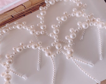 Little Mickey pearls headband