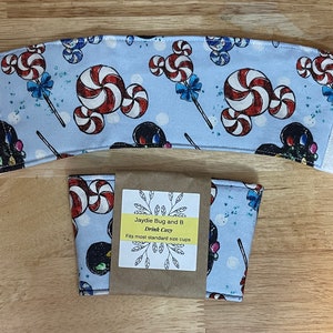Mickey Christmas snacks drink cozy/hot/cold sleeve/coffee sleeve
