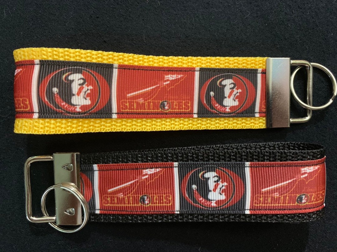Key Ring Fsu FSU Keyfob/florida State/seminoles/wristlet/wristband /keychain - Etsy
