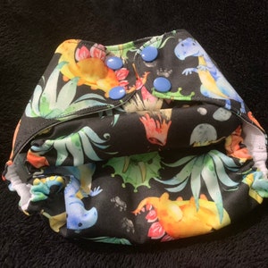 Colorful Little Dinos print pul reusable swim diaper or one size fits most cloth pocket diaper/swimmer/water diaper/cloth nappy