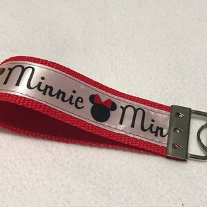Brelok/disney/bransoletka/brelok do kluczy/opaska na nadgarstek z Myszką Minnie