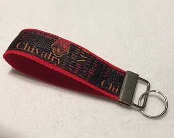 Brave Lion key fob/keychain/lanyrd/wristlet