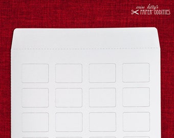 DIY Advent calendar 01. Rectangular Windows