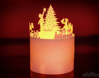 Set lanterna artigianale »Stanza di Natale«