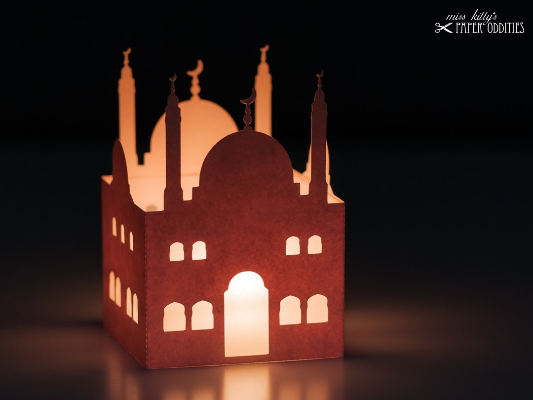 Mosul Craft Windlight Craft Kit »mosque« in Different Colours - Etsy