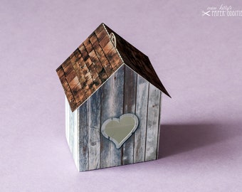 Arco artesanal "Birdhouse shabby"