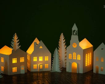 Lantern craft kit »Lights village«