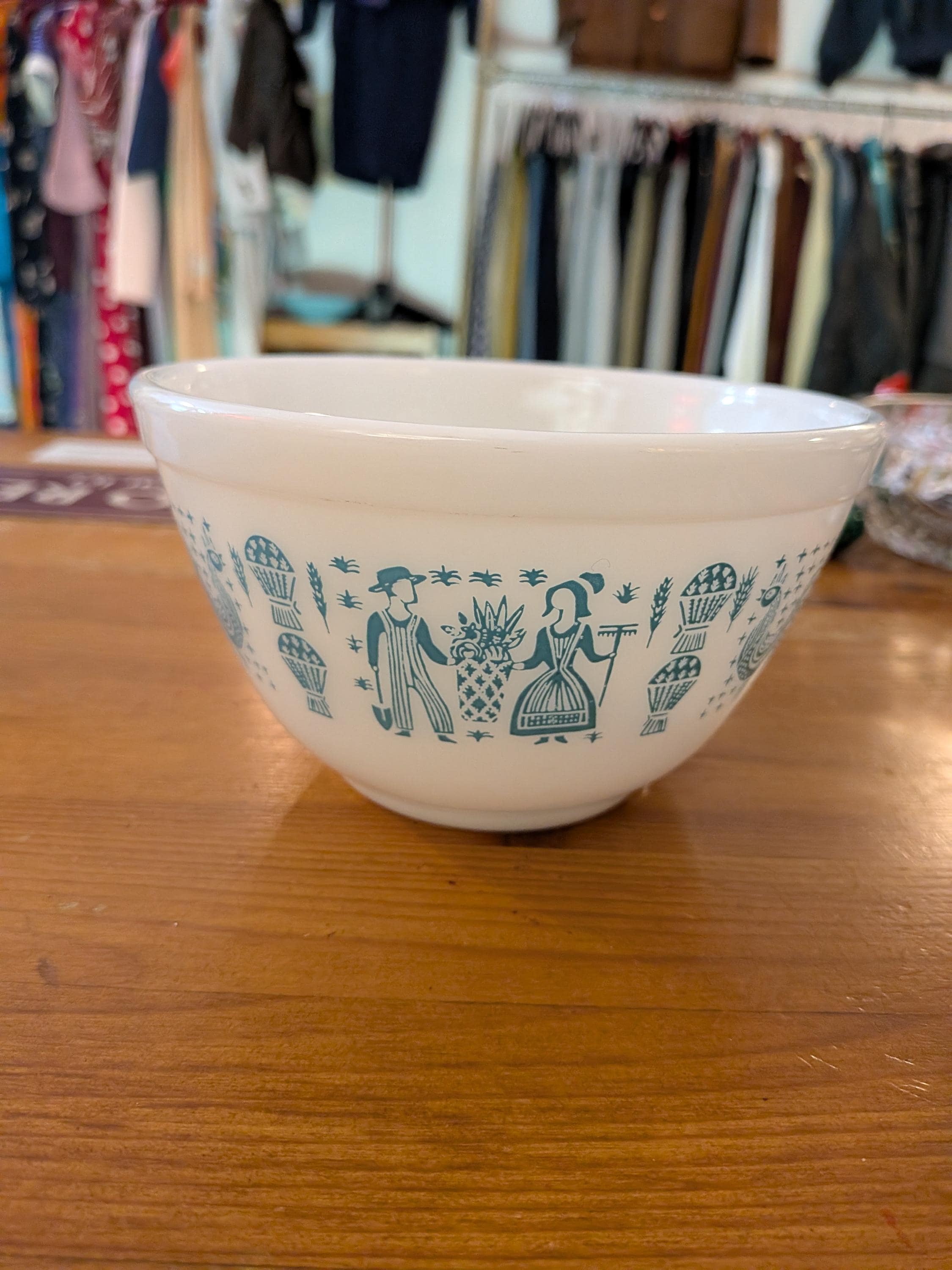 Pyrex Amish Butterprint（アーミッシュ／バタープリント） 1950s PYREX Amish BUTTERPRINT Cinderella Mixing Bowls 4 piece SET