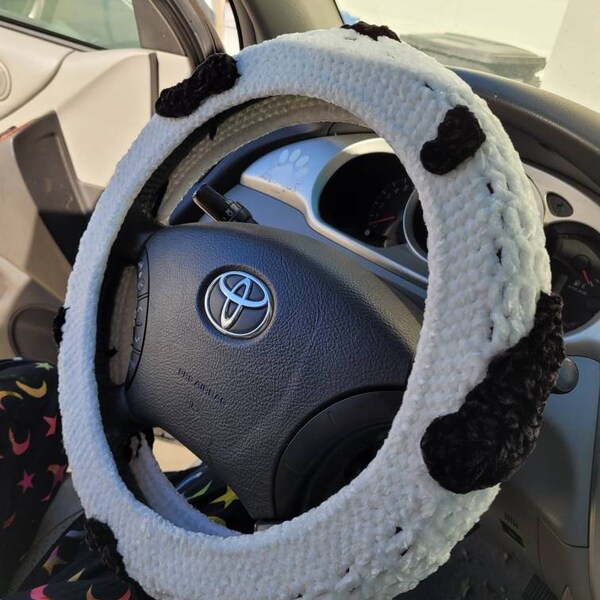 Cow Print Steering Wheel Cover Etsy