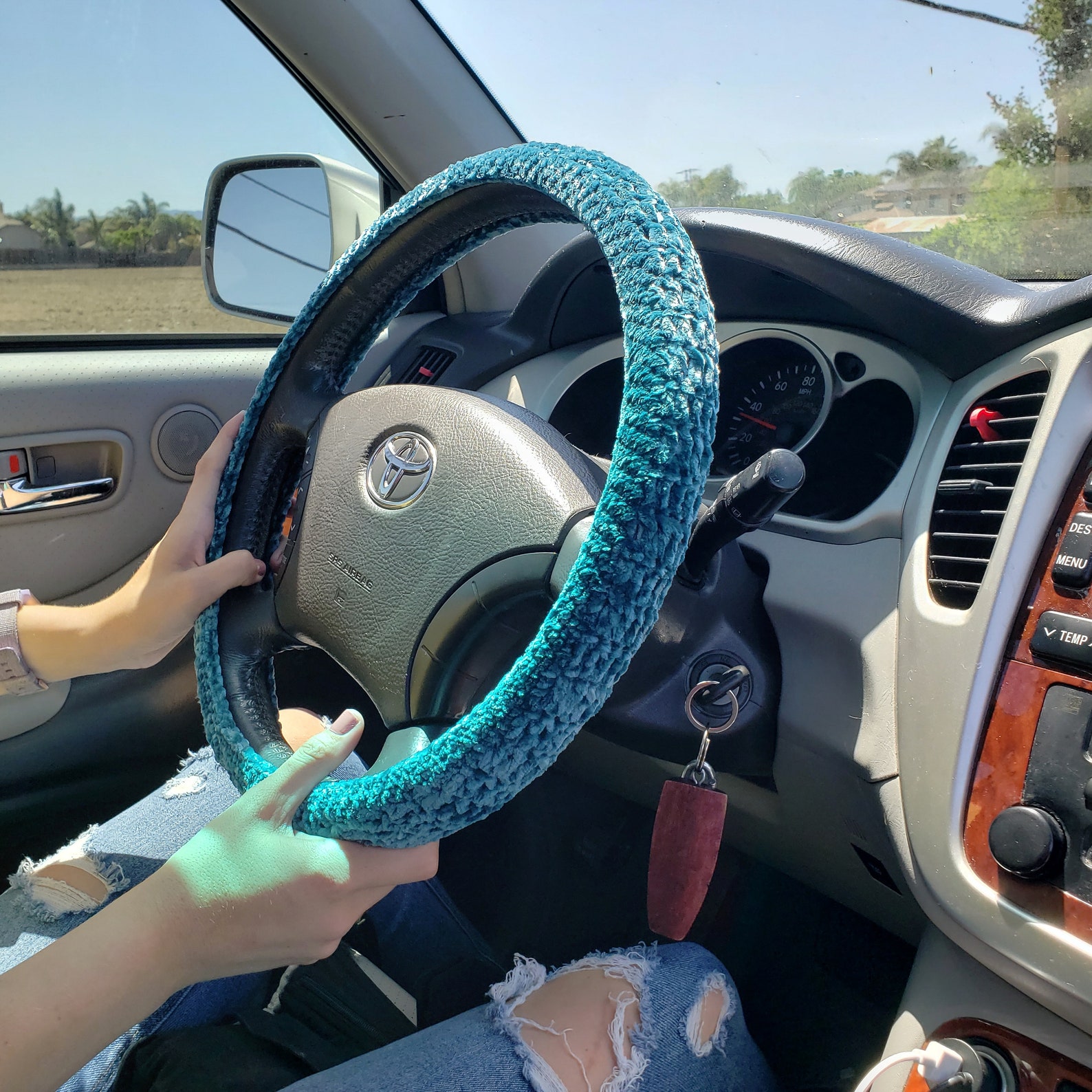 Velvet Steering Wheel Cover Etsy