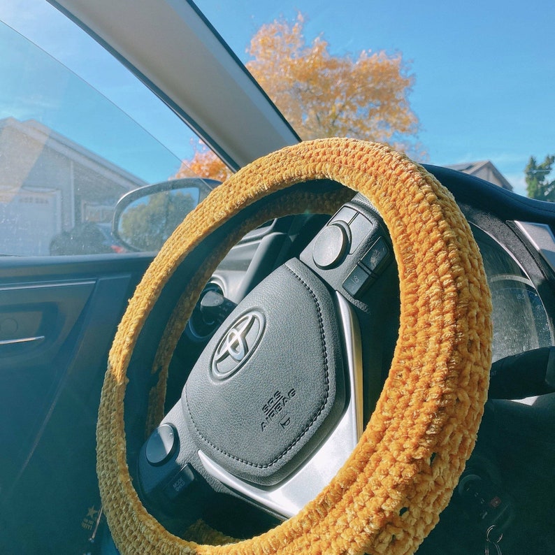 Velvet Steering Wheel Cover Etsy