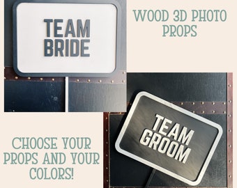 Photo Booth Props Custom photo props custom photobooth props wedding photo booth props wood photo booth props photo booth