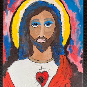 Jesus 8 x 10 acrylic painting on canvas
