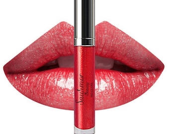 Brillo labial Pretty Rose HD Gloss / Brillo labial de alto brillo / Confianza impecable y sin esfuerzo para llevar