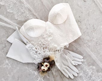 Ivory Korsett Spitze Spitze Braut Top Sweetheart Braut getrennt Top Spitze Hochzeit Korsett Braut Bustier Spitze Prom Korsett Crop Top AbendKorsett