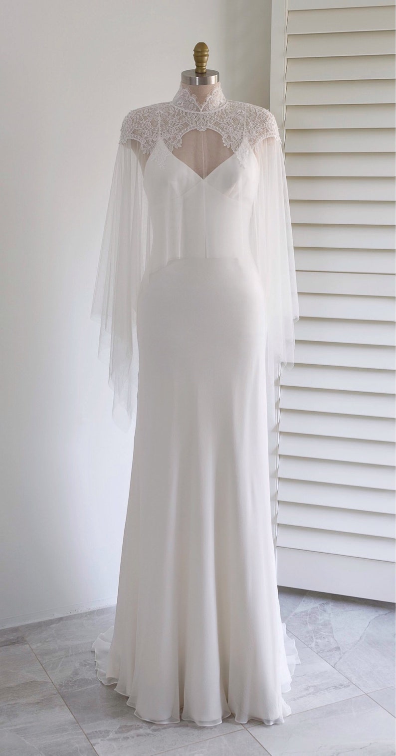 etsy bridal cape