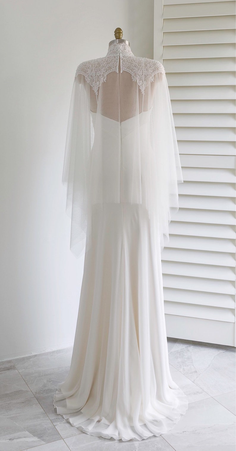 boho bridal cape