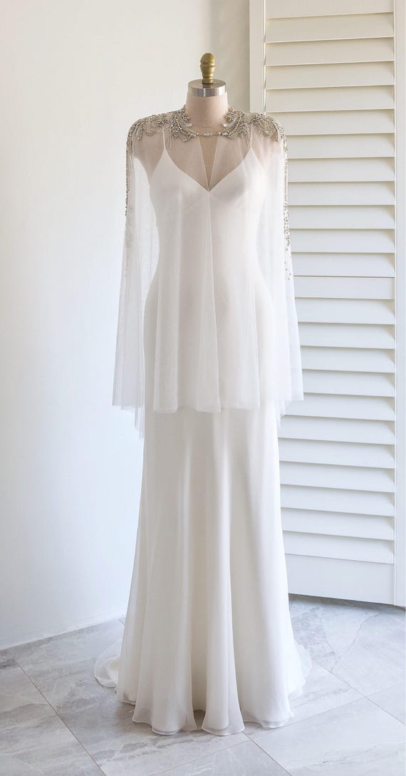 Romantic Tulle Wedding Veil With Beading Romantic Tulle Wedding Veil With Beading