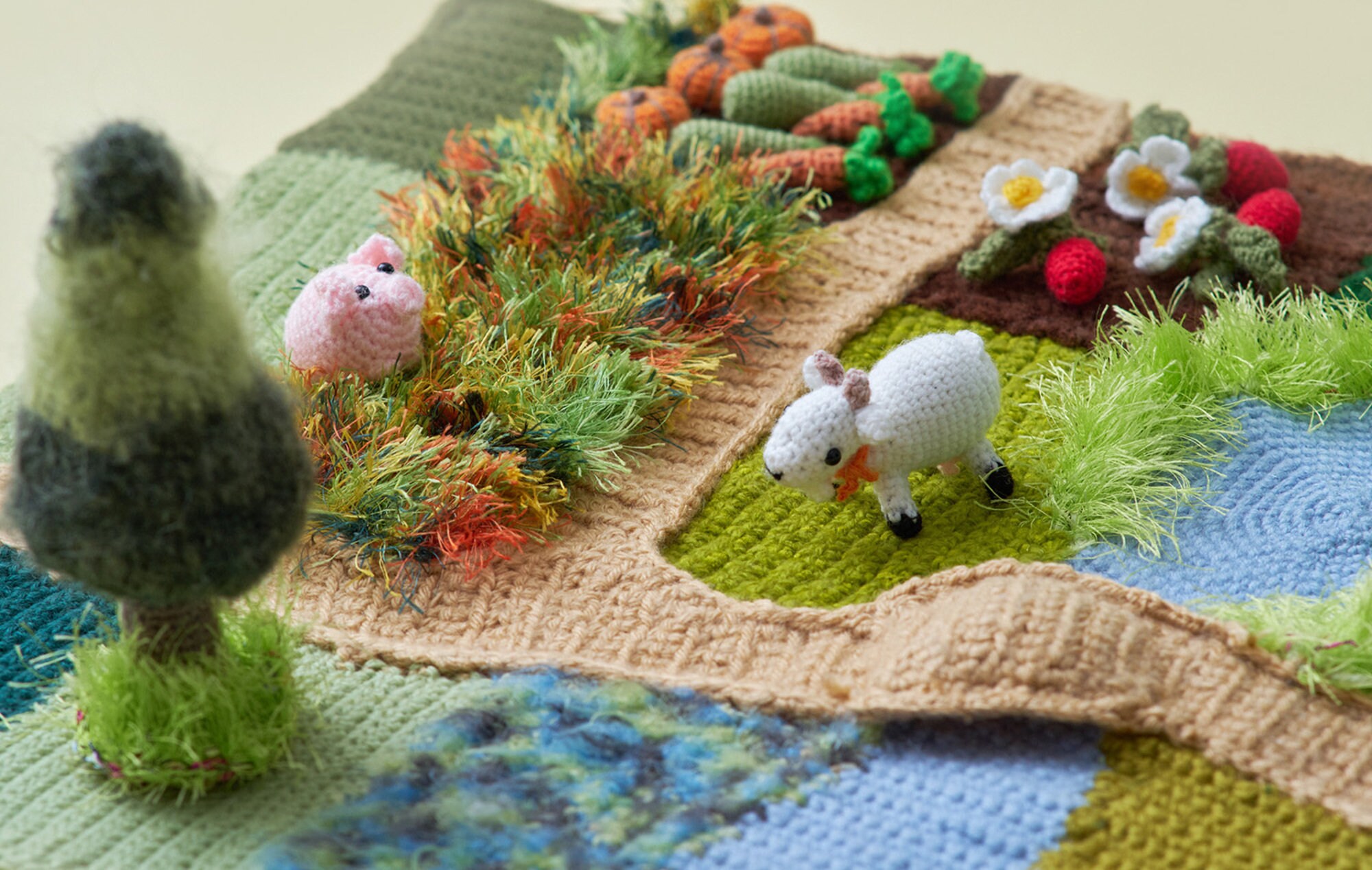 Farm Playmat Baby Play Mat Fairy Garden Activity Mat Etsy Australia