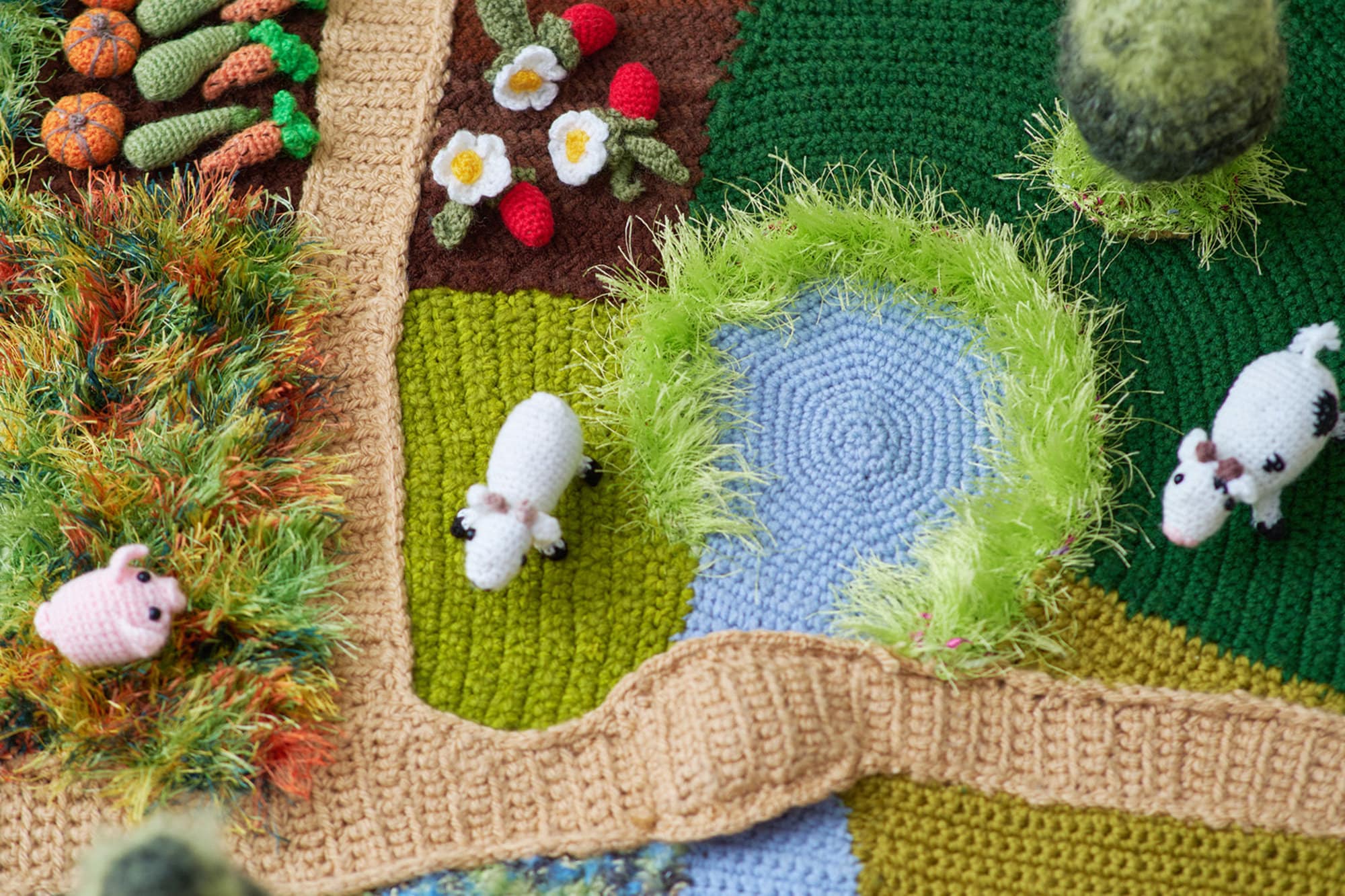 Farm Playmat Baby Play Mat Fairy Garden Activity Mat Etsy Australia