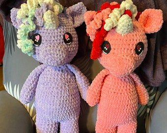 Unicorn / Kaytedids 3in1 unicorn pattern, Valentines ,unicorn stuffed animals , nursery gift