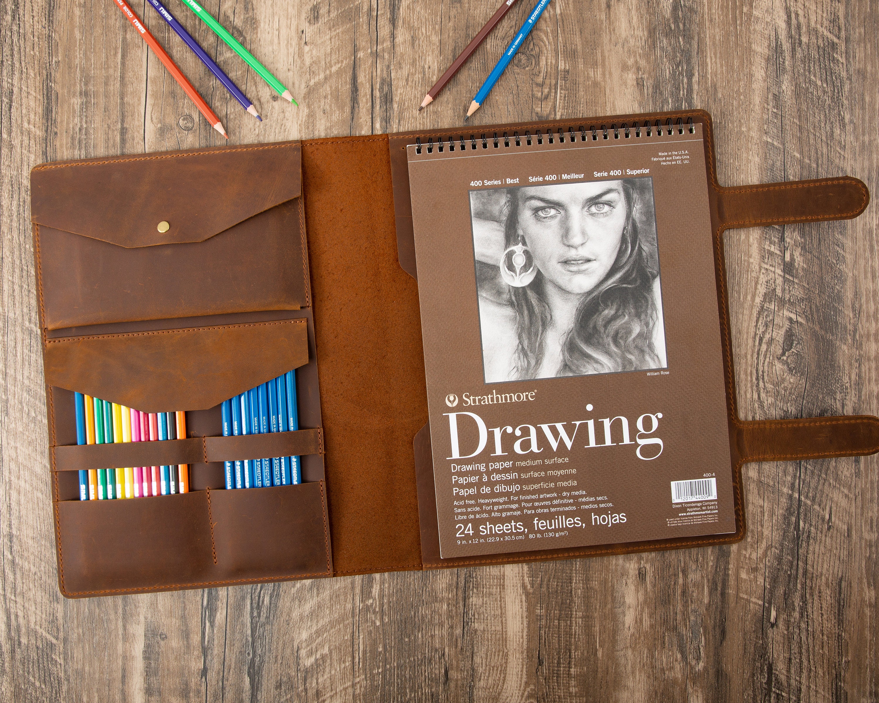 Large Sketchbook w/ Drawing Kit