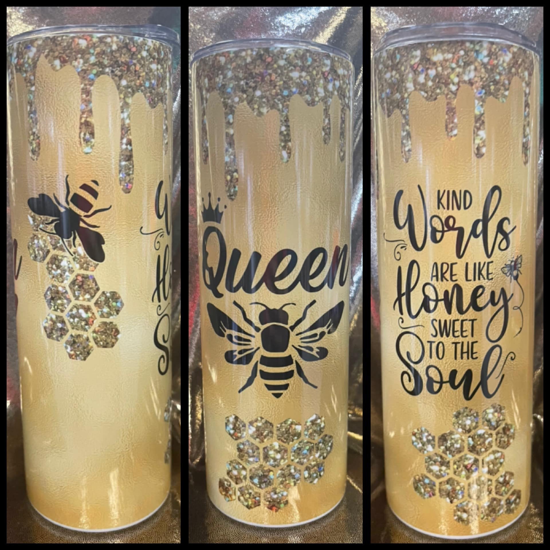 Bee Tumbler For Women, Bee Gifts, Bee Tumbler With Straw, Be - Inspire  Uplift