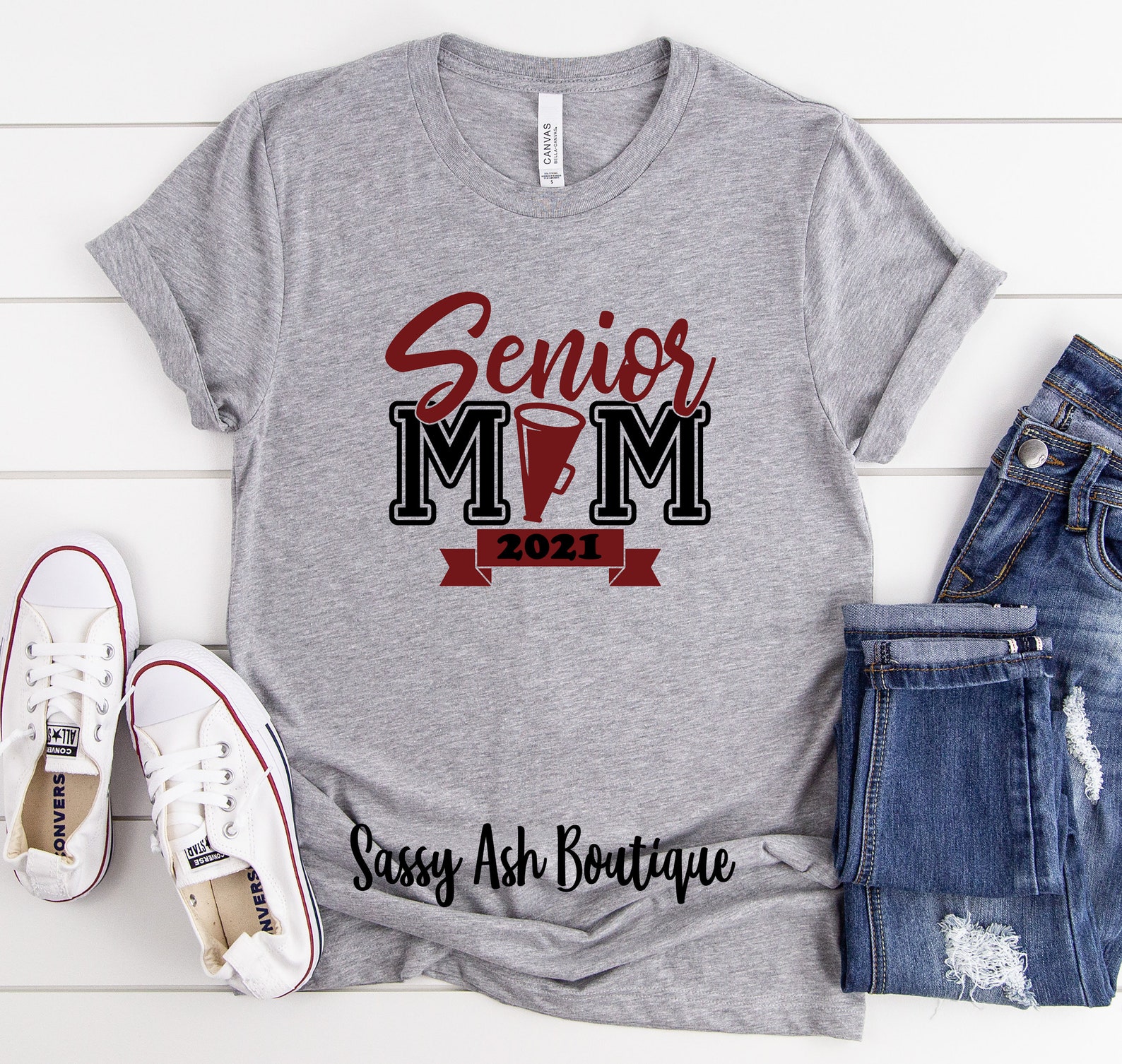 senior mom cheer shirts