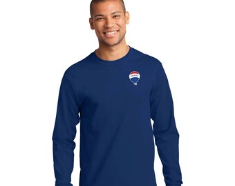 Custom REMAX Long Sleeve T-Shirt Balloon Logo | Unisex Realtor T-shirt | Pre-Shrunk Cotton | Realtor Clothing | REMAX Apparel