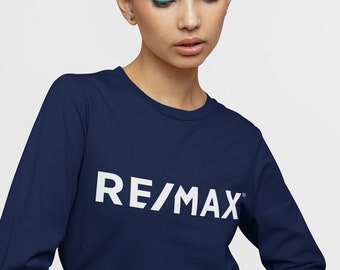 REMAX Long Sleeve Unisex T-shirt | Pre-Shrunk Cotton |  Shirt | Realtor Clothing | REMAX Apparel