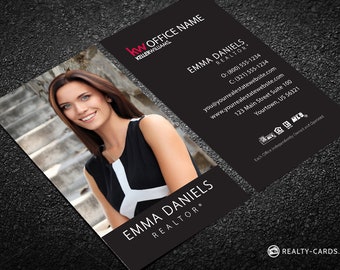 Keller Williams Business Cards / Keller Williams Realty Business Cards Templates 3b Silver And White : For only $15, our design team will design a custom business card for you.