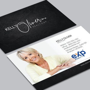 eXp Realty Business Card -  Agent Signature Design - eXp Branded Real Estate Business Card - Free U.S. Shipping