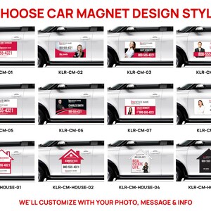 Imagine This! Auto-Magnet „I Love My Bulldog“ – Knochenform, 2 Stück, UV-beständig