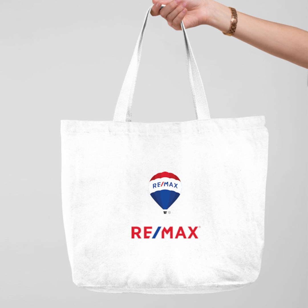 REMAX Promotional Tote Bag | 100% Cotton Canvas | Full-color Print - Etsy