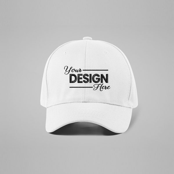 Custom Embroidered Cap | Embroidered 6 Panel Cap | Custom Realtor Hats | Custom Embroidered Baseball Cap