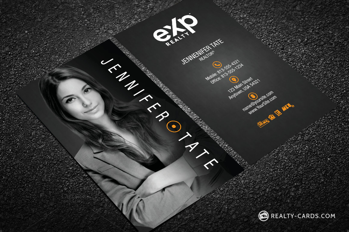 Exp Realty Business Card Realty Business Card Realtor Etsy