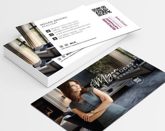 Berkshire Hathaway Business Card - Luxury Real Estate Card Design - Printed  - Free U.S. Shipping