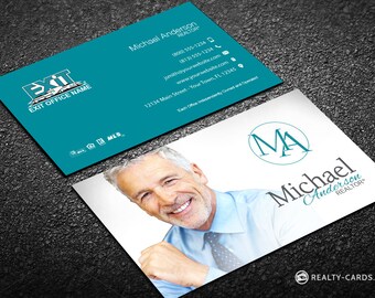 EXIT Business Card - Unique Realtor Business Card Design - Free U.S. Shipping