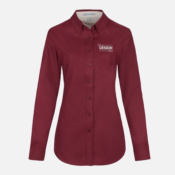 custom embroidered dress shirt Personalized Button Down