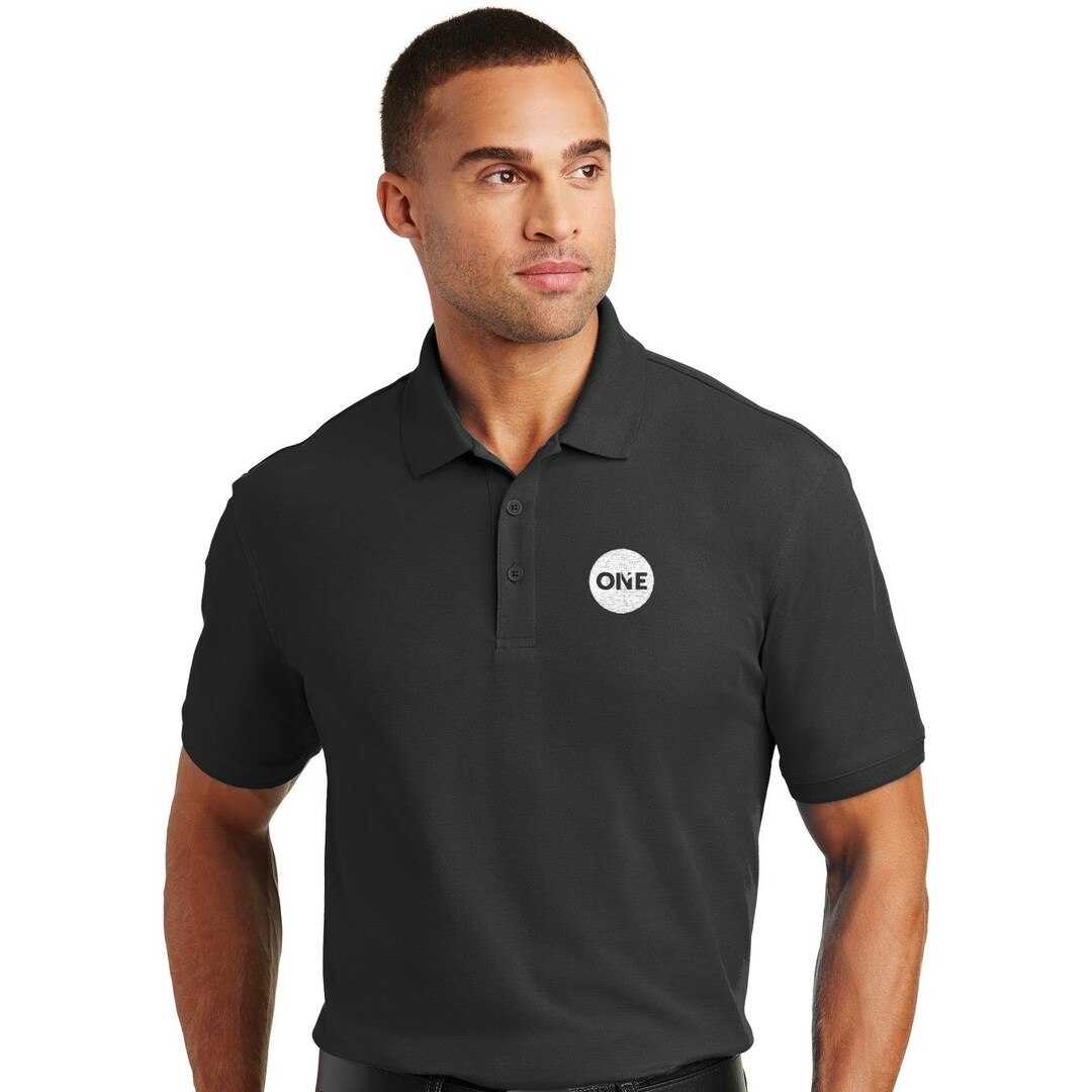 Realty One Group Piqué Men's Polo With Embroidered Logo Premium Polo Shirt Realty One Group