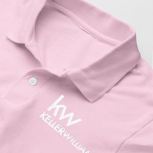 Keller Williams Piqué Polo with embroidered Logo | 100% Ringspun Cotton | Premium Women&#39;s Polo Shirt | Realtor Clothing | KW Apparel