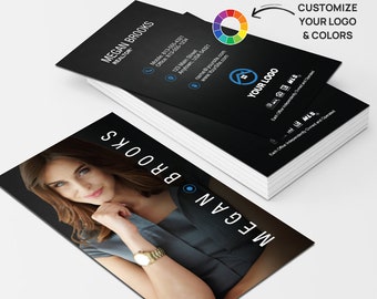 Real Estate Business Card - Realtor Business Card - Vertical Design - Printed w/ Free U.S. Shipping
