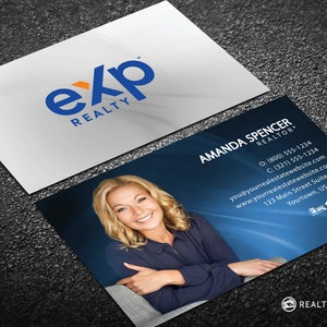 eXp Realty Business Card - Real Estate Agent Business Card - Realtor Business Card - Free U.S. Shipping