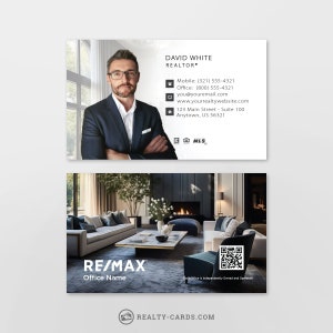 RE/MAX Business Card - Realty Business Card - Realtor Business Card Design - Free U.S. Shipping