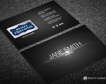 Realty Executives Business Card - Luxury Real Estate Card Design - Free U.S. Shipping