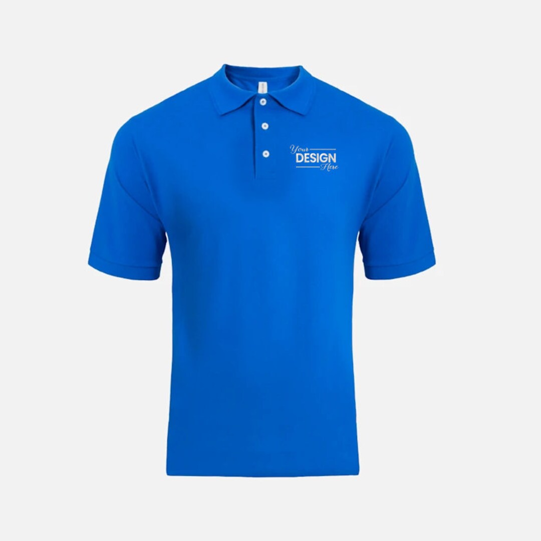 Premium Piqué Men's Polo With Embroidered Logo Premium Polo