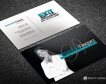 EXIT Realty Business Card - Real Estate Agent Business Card - Realtor Business Card - Free U.S. Shipping