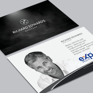 Custom eXp Realty Business Card - Real Estate Agent Photo - Realtor Branding - Free U.S. Shipping