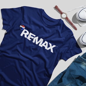 New REMAX Logo T-Shirt | Pre-Shrunk Cotton Realtor T-shirt |  REMAX Digital-First Logo | Realtor Clothing | REMAX Apparel