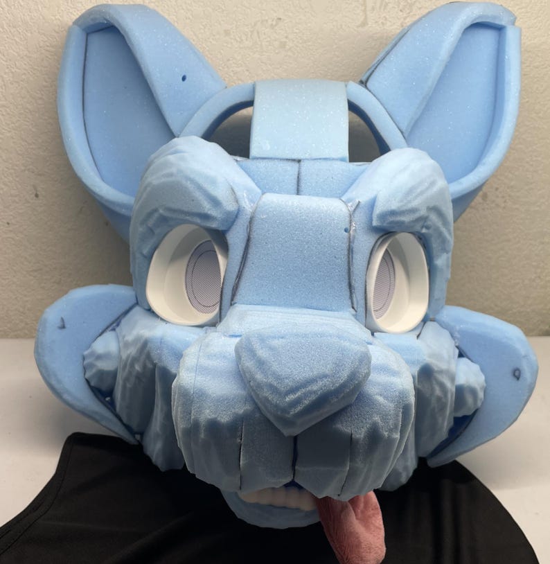 Ready to Ship - Feline Fursuit Head Base, Foam image 9